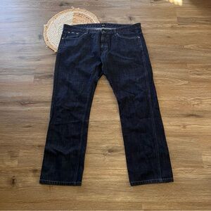 BOSS HUGO BOSS Mens Dark Wash Jeans